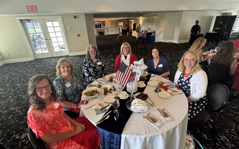 July Networking Table