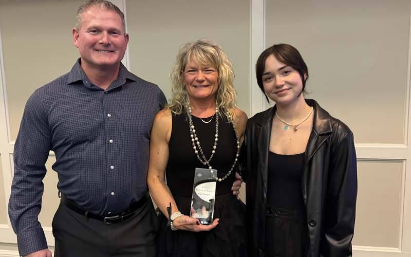 2025 Woman of Action Award Winner Angie Hargett + Family