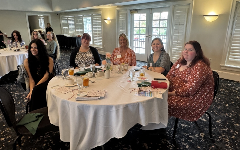 April Networking Table
