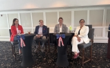 Members Jill Rawley with Panelists David Jones, Savannah Whicker, and Dr. Abeer Mustafa